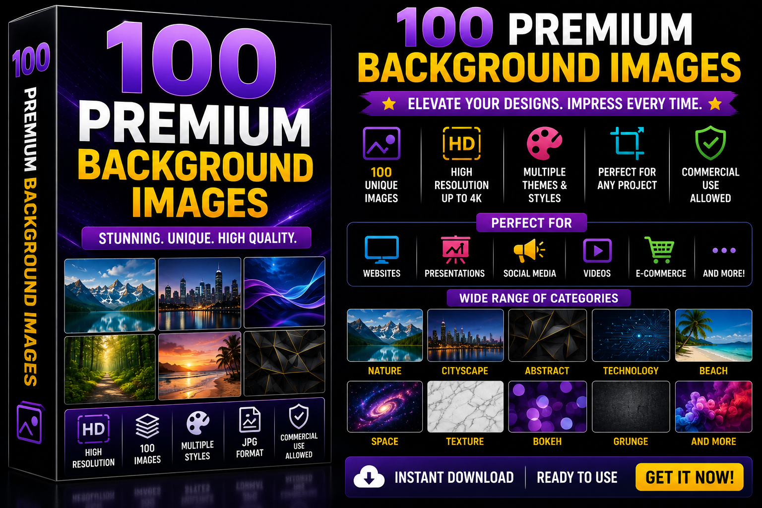 100 Background Images