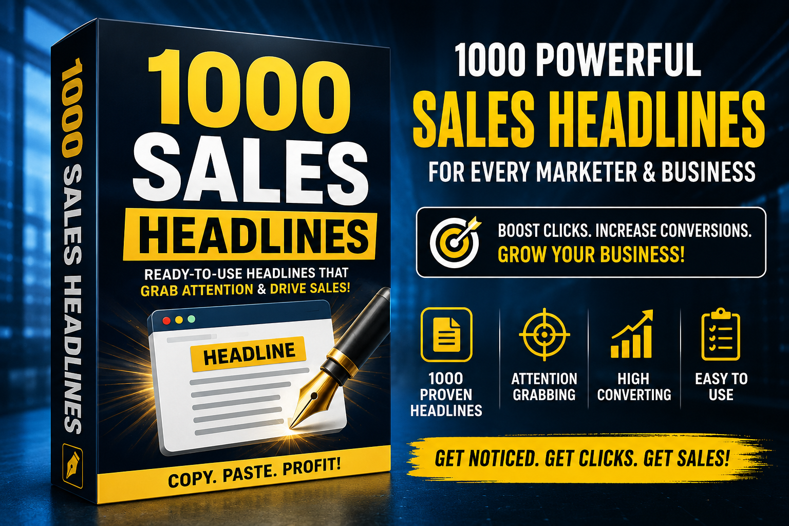 1000 Sales Headlines