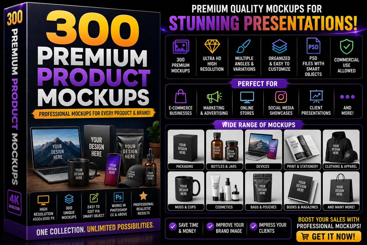 300 Premium Mockups