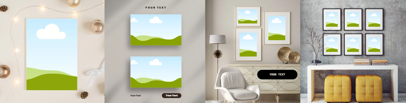 Canva 300 Editable Mockups